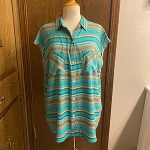 Kavu Multicolor Striped Shirt